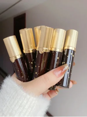 Girlcult Gold Series Fantasy Lipgloss Mirror Moisturizing Waterproof Longlasting Glazed Lip Glaze Fine Sparkling Halloween