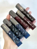 Girlcult Hmong Witch Series Lipmud Tray Blue Smoky Lipclay Matte Shimmer Chameleon Sparkle for Halloween Fun Makeup