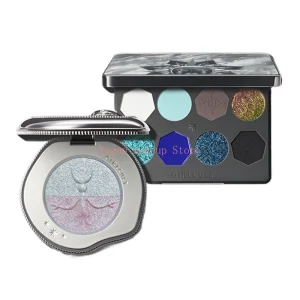 Girlcult Makeup Set Highlighter Palette Shimmer Contour Powder Waterproof Long Lasting Eyeshadow Matte Glitter Make Up 2Pcs