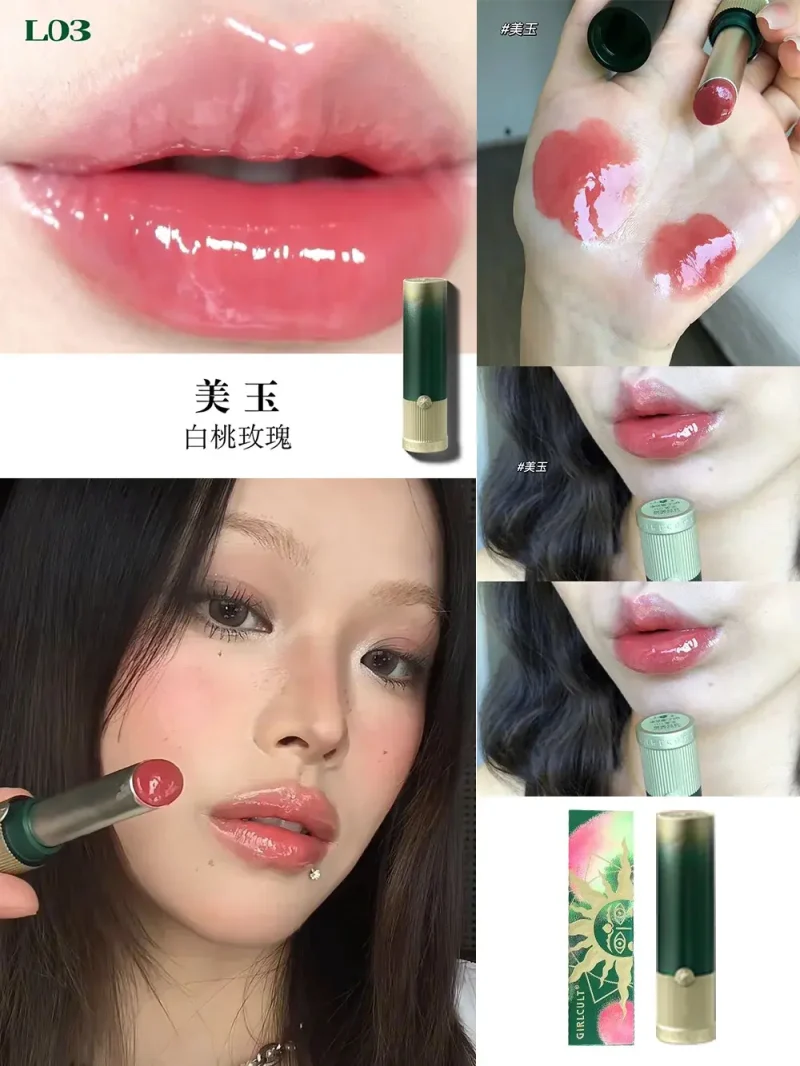 girlcult peach series lipstick for elegant looks