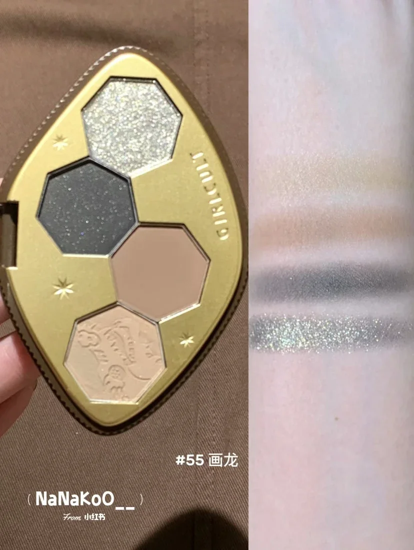 natural day look with girlcult 4 color eyeshadow